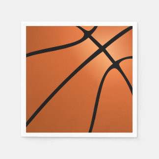 SERVIETTE EN PAPIER ANNIVERSAIRE DE BASKETBALL