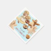 Serviette En Papier Anniversaire de Boucles d'or (Coin)