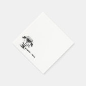 Serviette En Papier Anniversaire de Champagne Bow (Coin)