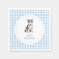 Anniversaire de chiot prépa carreaux