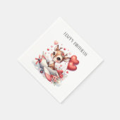 Serviette En Papier Anniversaire de Deer Pilot (Coin)