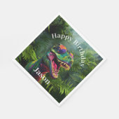 Serviette En Papier Anniversaire de Dino (Coin)