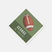 Serviette En Papier Anniversaire de enfant de football américain (Coin)