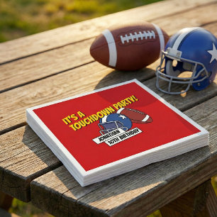 Serviette En Papier Anniversaire de enfant de la fête du football spor