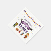 Serviette En Papier Anniversaire de enfant du costume d'Halloween éffr (Coin)