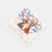 Serviette En Papier Anniversaire de enfant médullaire (Coin)