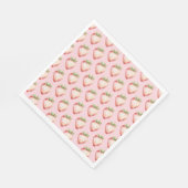 Serviette En Papier Anniversaire de Fruit de Fraise (Coin)