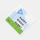 Serviette En Papier Anniversaire de golf (Coin)