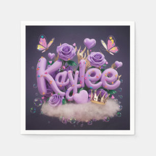Serviette En Papier Anniversaire de Kaylee