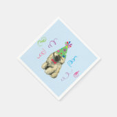 Serviette En Papier Anniversaire de Keeshond Napkins (Coin)