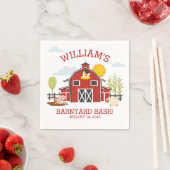 Serviette En Papier Anniversaire de la ferme MacDonald (En situation)