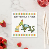 Serviette En Papier Anniversaire de la fête du Dragon (En situation)