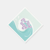 Serviette En Papier Anniversaire de la Grande Vague (Coin)