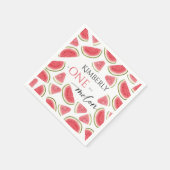 Serviette En Papier Anniversaire de la pastèque, un dans un Melon Anni (Coin)