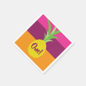 Serviette En Papier Anniversaire de l'ananas (Coin)