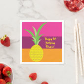 Serviette En Papier Anniversaire de l'ananas mignonne fête de l'enfant (En situation)