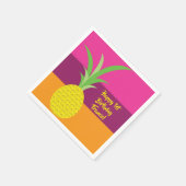 Serviette En Papier Anniversaire de l'ananas mignonne fête de l'enfant (Coin)