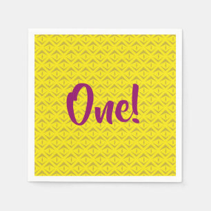 Serviette En Papier Anniversaire de l'ananas mignonne fête de l'enfant