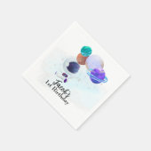 Serviette En Papier Anniversaire de l'astronaute spatial (Coin)