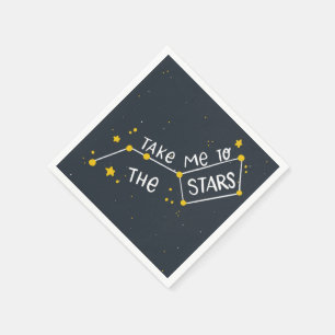 Serviette En Papier Anniversaire de l'astronaute spatial Napkins