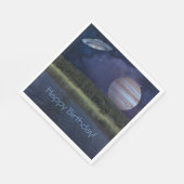 Serviette En Papier Anniversaire de l'espace (Coin)