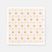 Serviette En Papier Anniversaire de l'hippie Super rétro (Devant)