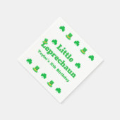 Serviette En Papier Anniversaire de Little Leprechaun (Coin)