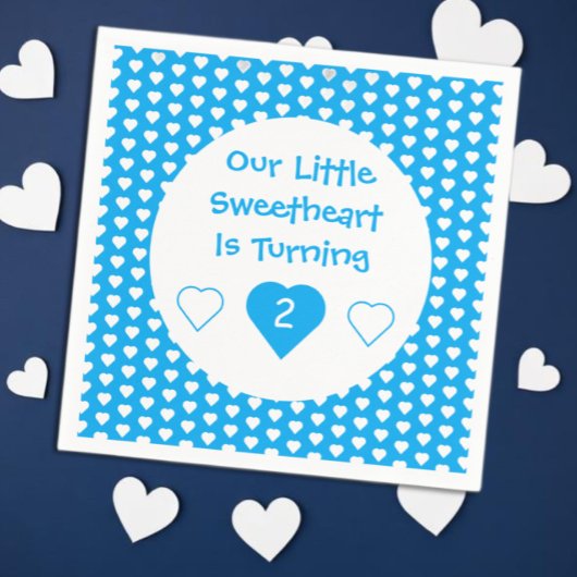 Serviette En Papier Anniversaire de Little Sweethee