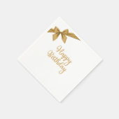 Serviette En Papier Anniversaire de l'or élégant (Coin)