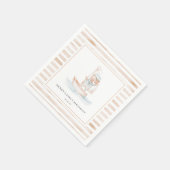 Serviette En Papier Anniversaire de l'ours de mer Tan Striday (Coin)