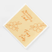 Serviette En Papier anniversaire de mariage (Coin)