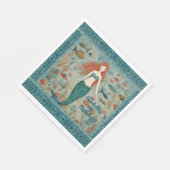 Serviette En Papier Anniversaire de Mermaid (Coin)