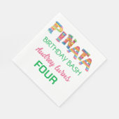 Serviette En Papier Anniversaire de Pinata Bash (Coin)