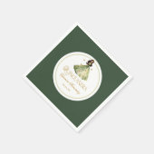 Serviette En Papier Anniversaire de Quinceanera de la forêt enchantée (Coin)