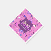 Serviette En Papier Anniversaire de Retro Pink Tamagotchi (Coin)
