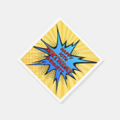 Serviette En Papier Anniversaire de Superhero (Coin)