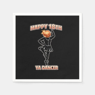 Serviette En Papier Anniversaire de Ya Dancer drôle écossais Écosse