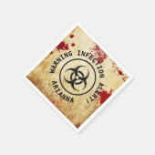 Serviette En Papier Anniversaire de Zombie Apocalypse | Bioaléa d'Hall (Coin)