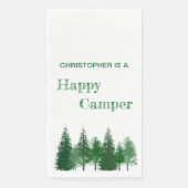 Serviette En Papier Anniversaire des bois (Devant)