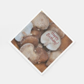 Serviette En Papier Anniversaire des champignons shiitake (Coin)