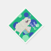 Serviette En Papier Anniversaire des Grands Pyrénées sur mesure (Coin)