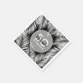 Serviette En Papier Anniversaire des palmiers (Coin)