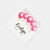 Serviette En Papier Anniversaire d'Evelyn (Coin)