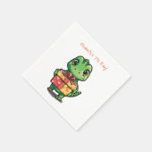 Serviette En Papier Anniversaire Dinosaur (Coin)