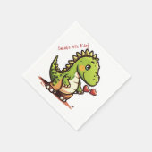 Serviette En Papier Anniversaire Dinosaur (Coin)
