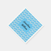 Serviette En Papier Anniversaire du bateau à voile (Coin)