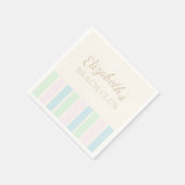 Serviette En Papier Anniversaire du Beach Club (Coin)