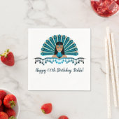 Serviette En Papier Anniversaire du Carnaval des Caraïbes (En situation)