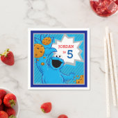 Serviette En Papier Anniversaire du Cookie Monster (En situation)