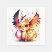 Serviette En Papier Anniversaire du dragon (Devant)